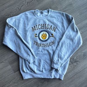 Vintage Michigan Triathlon Sweatshirt
